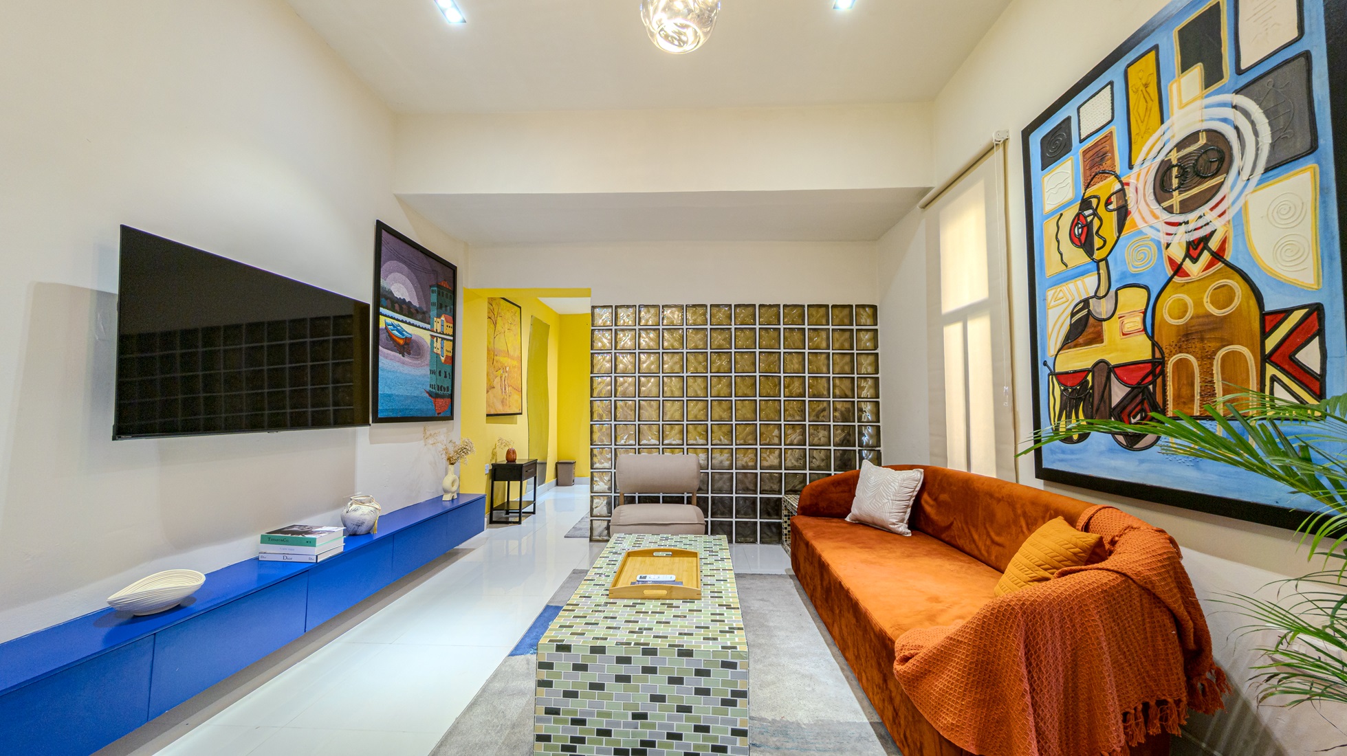 Cozy modern living room with natural light from your portfolio